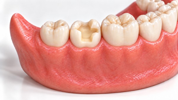 Ilustración 3D: Incrustación dental