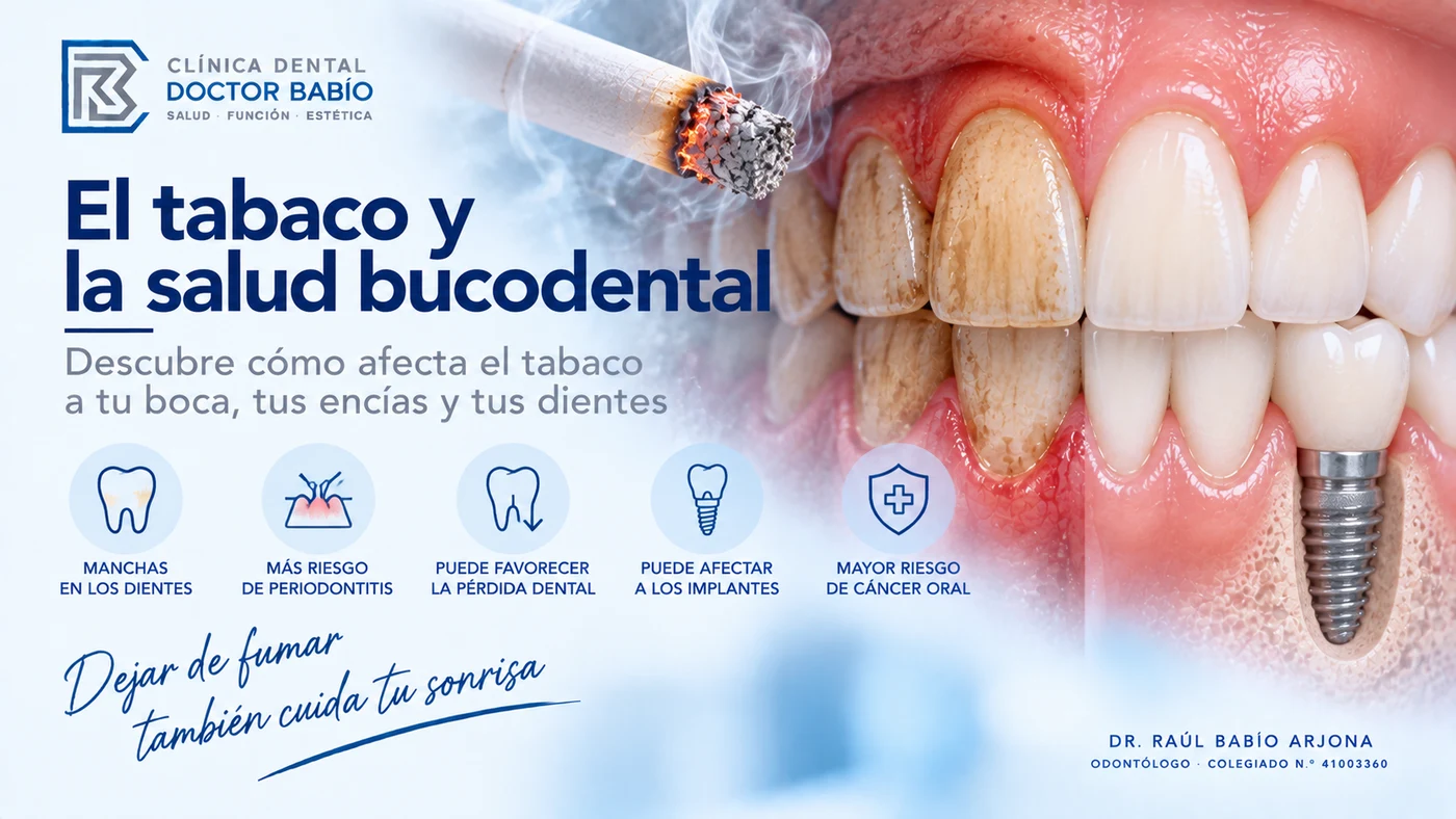 Consecuencias del tabaco en la boca, las encías, los dientes y los implantes dentales