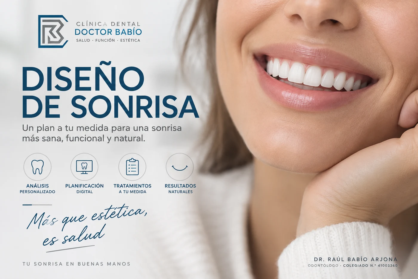 Diseño de sonrisa y planificación personalizada en Clínica Dental Doctor Babío