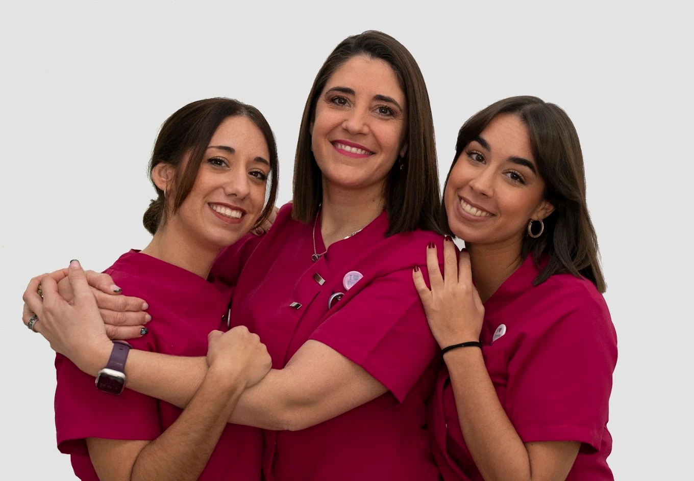 Mari Carmen Rivera Soto, Elena Suárez y Maripaz Pedrero González